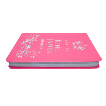 Updated King James Bible, luxury cover - pink