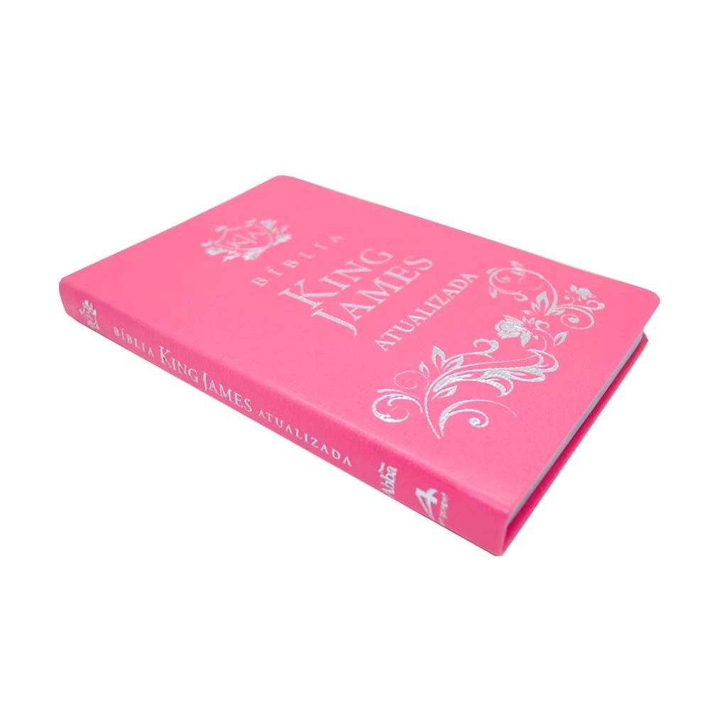 Updated King James Bible, luxury cover - pink