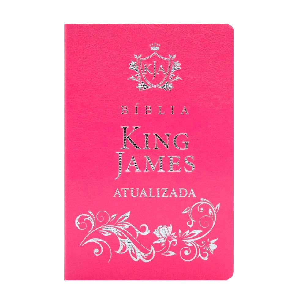 Updated King James Bible, luxury cover - pink