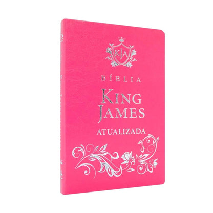 Updated King James Bible, luxury cover - pink