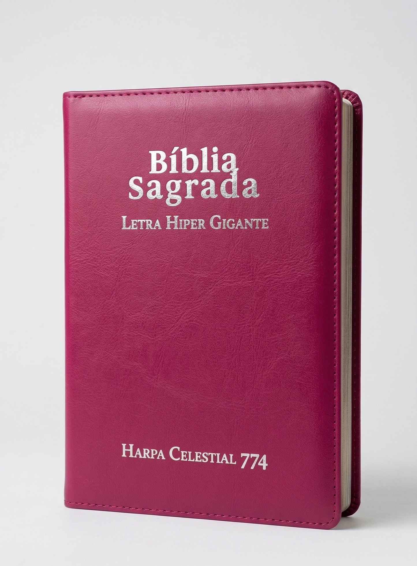 BIBLIA SAGRADA ARC LETRA HIPER GIGANTE CAPA LUXO PINK