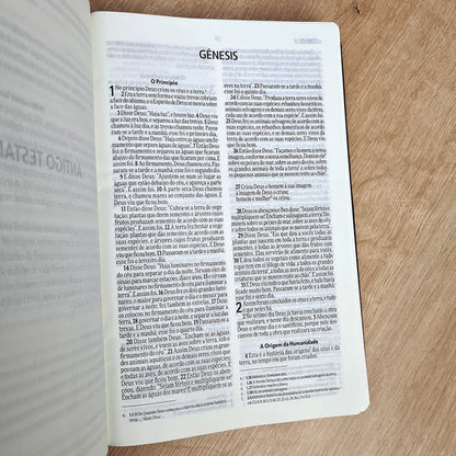 BÍBLIA SAGRADA SLIM | NVI | LETRA NORMAL | CAPA LUXO VINHO