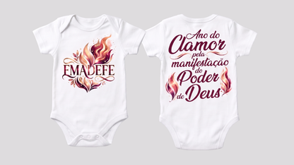 T-SHIRT E BODY OFICIAL EMADEFE 2026 – VERSÃO KIDS 1.º LOTE