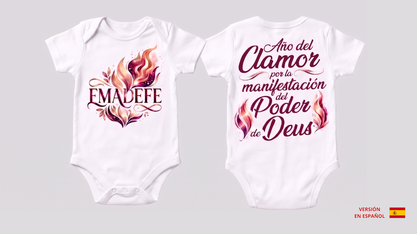 T-SHIRT E BODY OFICIAL EMADEFE 2026 – VERSÃO KIDS 1.º LOTE