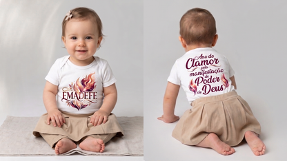 T-SHIRT E BODY OFICIAL EMADEFE 2026 – VERSÃO KIDS 1.º LOTE