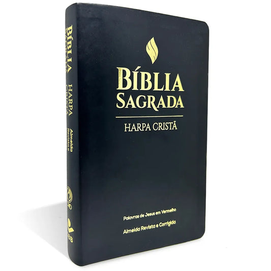 BÍBLIA HARPA CRISTÃ LUXO LETRA GRANDE ARC