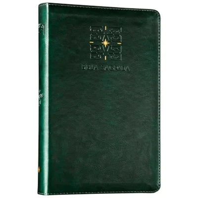 BÍBLIA THE PURPOSE BOOK | A21 | CAPA COURO SOFT VERDE LUZ