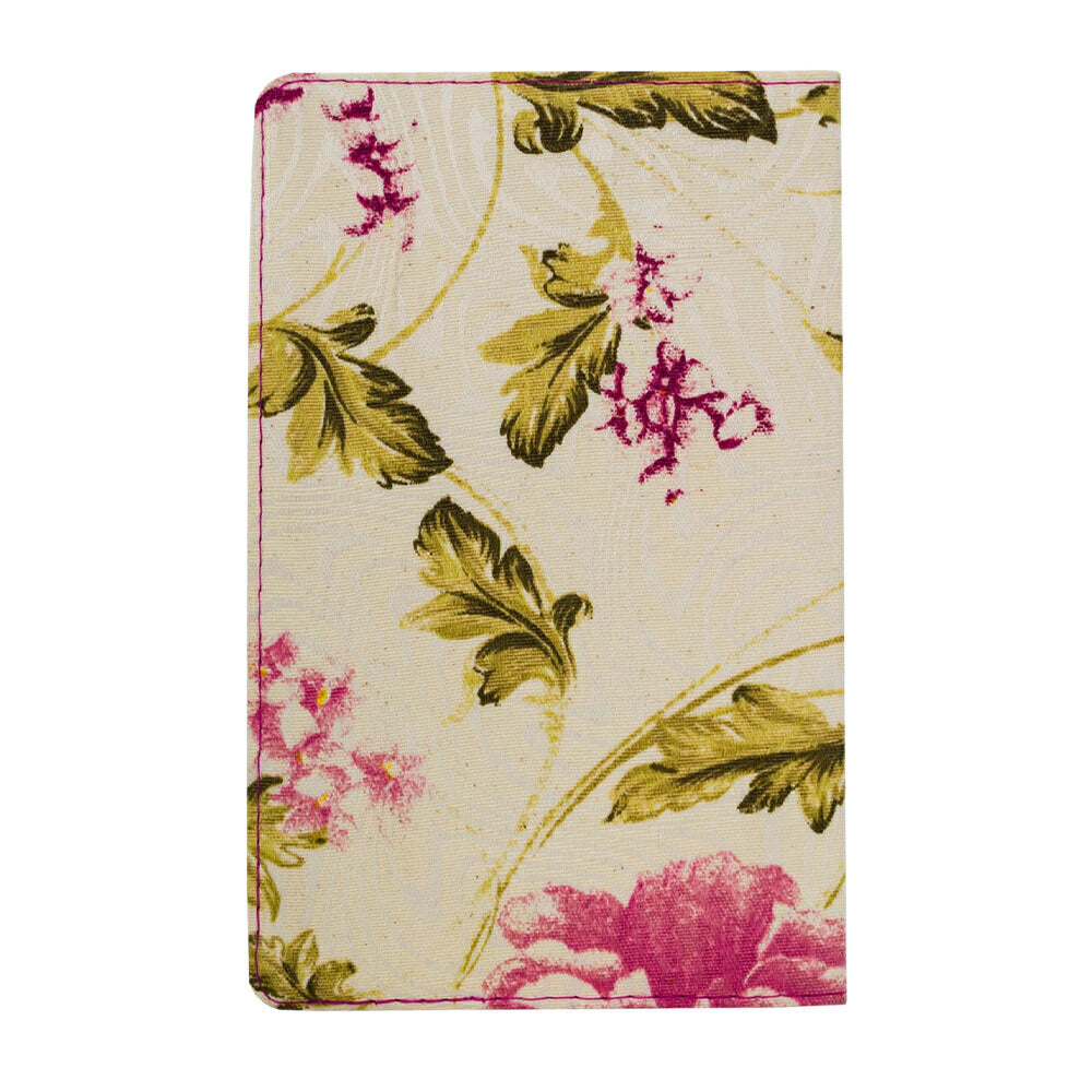 BÍBLIA SAGRADA NVT PLENA PRIMAVERA DUOTONE - CAPA LUXO TECIDO E ROSA