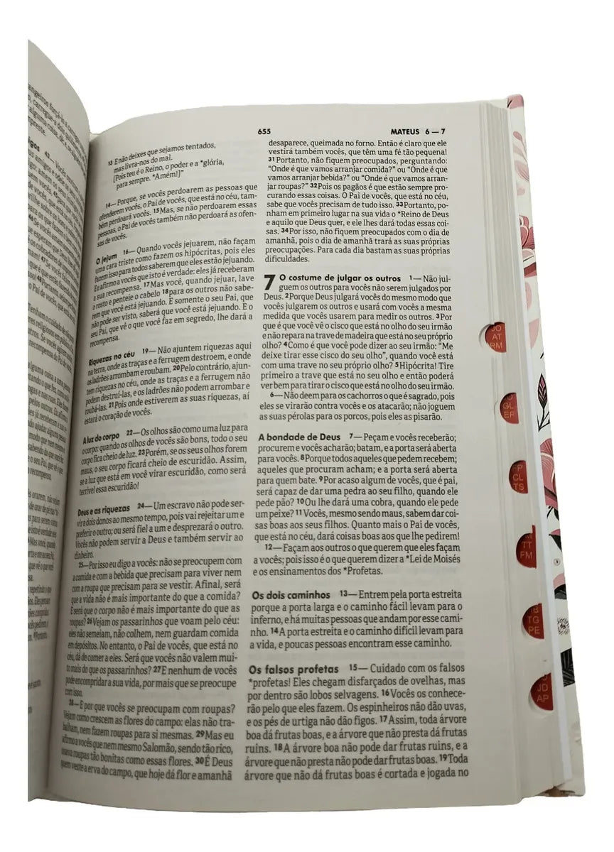 BÍBLIA SAGRADA SEMEAR | NTLH | CAPA DURA JARDIM