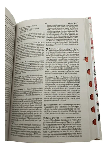 BÍBLIA SAGRADA SEMEAR | NTLH | CAPA DURA JARDIM