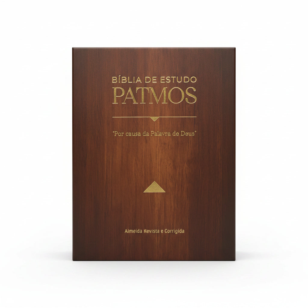 BÍBLIA DE ESTUDO PATMOS | ARC | LUXO PRETA