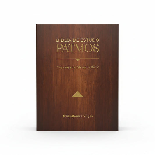 BÍBLIA DE ESTUDO PATMOS | ARC | LUXO PRETA
