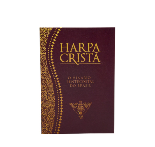 HARPA CRISTÃ POPULAR VINHO PEQUENA (13x10cm)