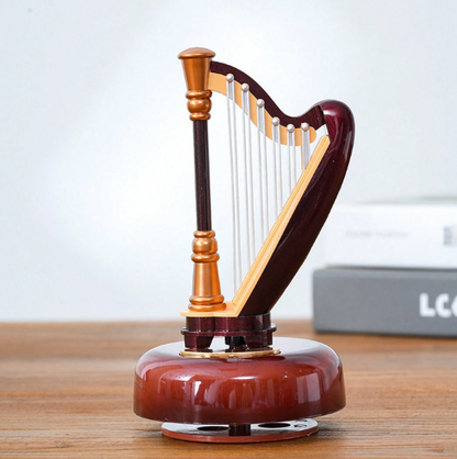 CAIXA DE MÚSICA CRIATIVA SAXOFONE  -Mini Instrumentos com Acabamento Elegante