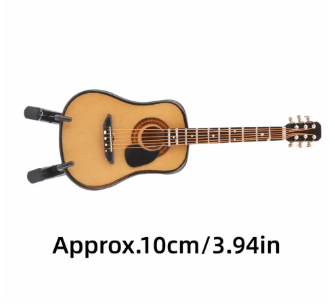 MINIATURA DECORATIVO DE GUITARRA ACÙSTICA