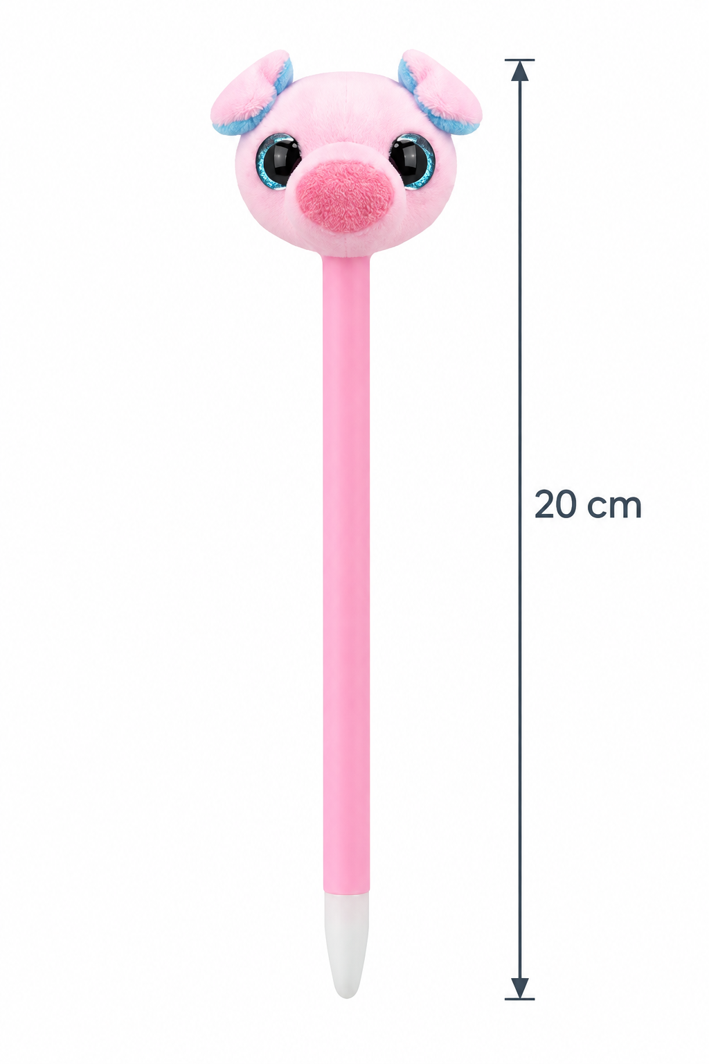 Caneta de Peluche Porco – Coleção Orbys
