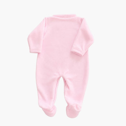 BABYGROW DE VELUDO ROSA BEBÉ