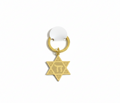 CHAVEIRO ESTRELA DE DAVI