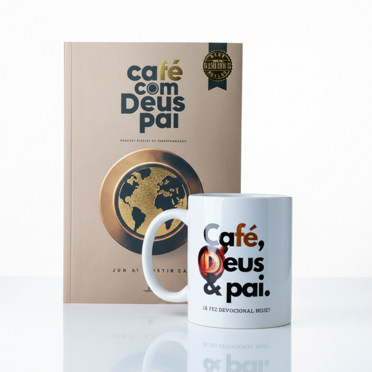 COMBO ESPECIAL: CAFÉ COM DEUS PAI 2025 + CANECA EXCLUSIVA