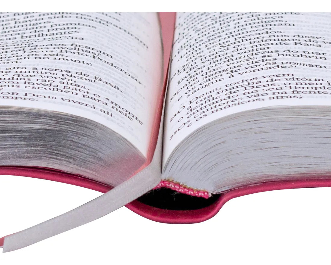 BÍBLIA SAGRADA NTLH LETRA EXTRAGIGANTE – CAPA LUXO SINTÉTICA PINK