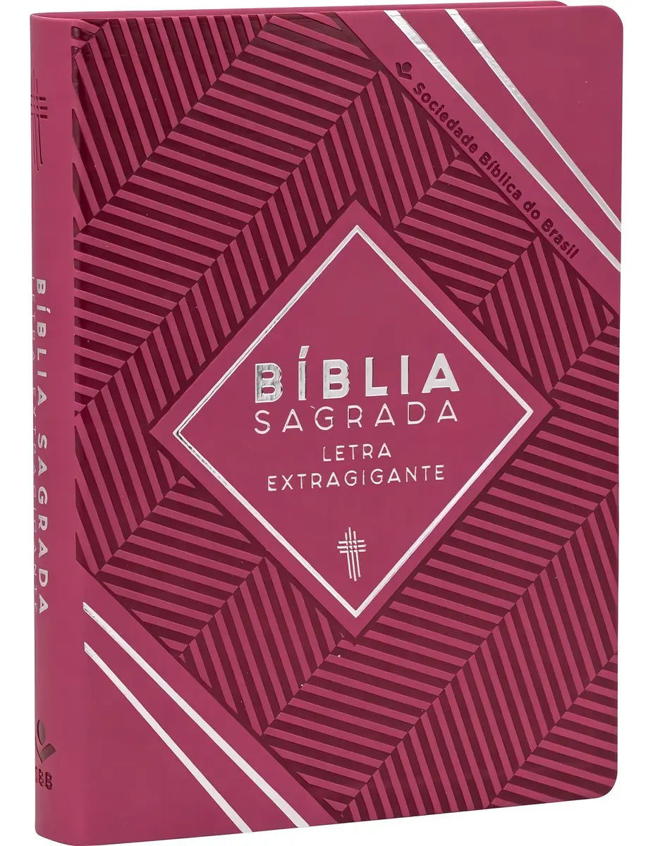 BÍBLIA SAGRADA NTLH LETRA EXTRAGIGANTE – CAPA LUXO SINTÉTICA PINK