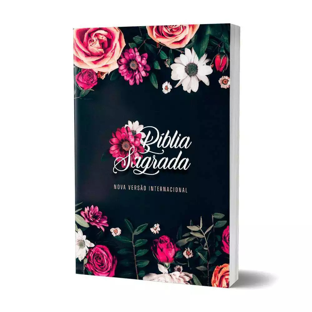 BIBLIA NVI FLORES PINK