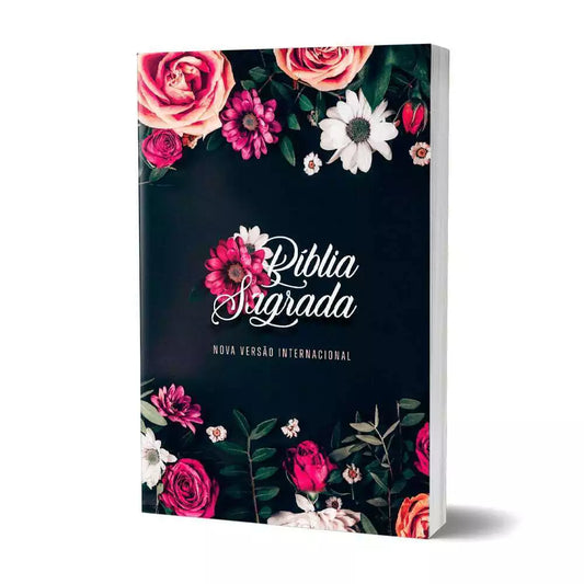 BIBLIA NVI FLORES PINK