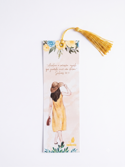MARCADOR DE PÁGINAS LAMINADO — SALMOS 121:3