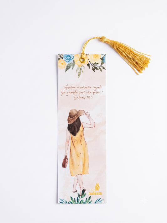 MARCADOR DE PÁGINAS LAMINADO — SALMOS 121:3