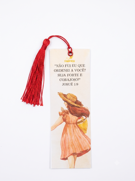 MARCADOR DE PÁGINAS LAMINADO — JOSUÉ 1:9
