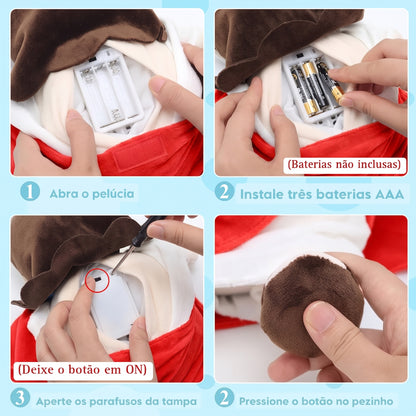 JESUS – O PELUCHE QUE RESPIRA VERSÃO VERMELHO AMOR