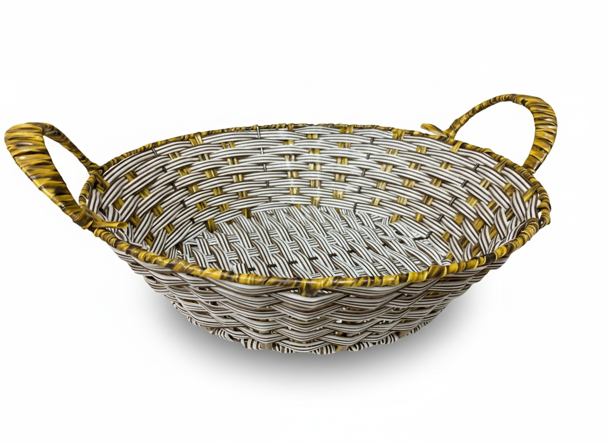 Round basket for supper bread