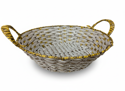 Round basket for supper bread