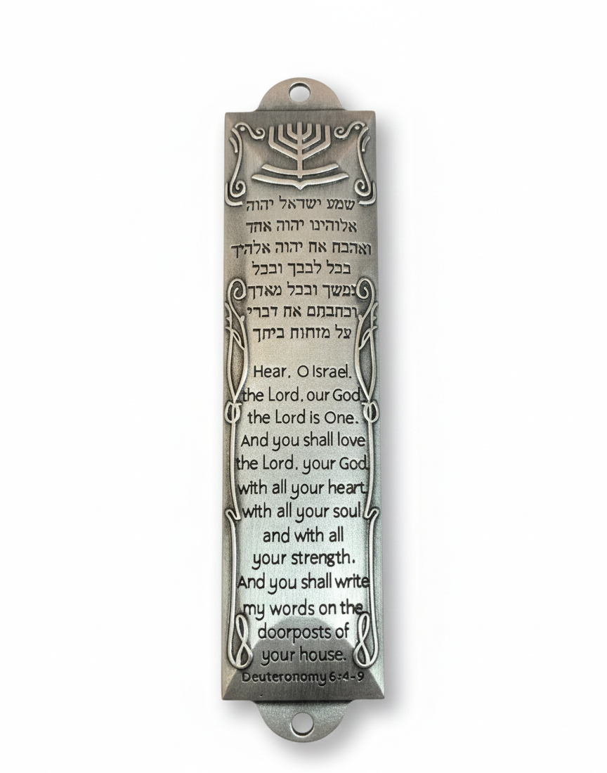 MEZUZA DE PAREDE "SHEMA ISRAEL" - PROTEÇÃO E BENÇÃO PARA O LAR
