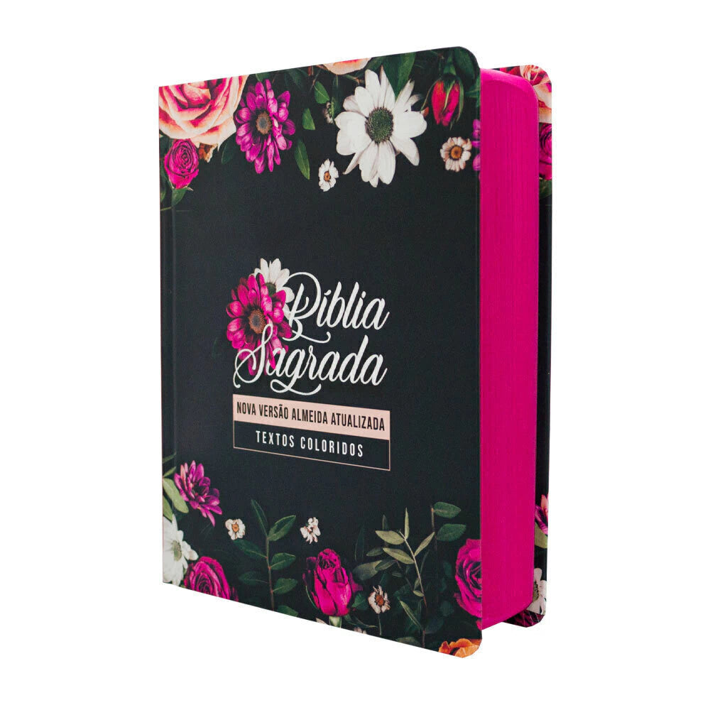 BIBLIA NVA FLORAL PINK