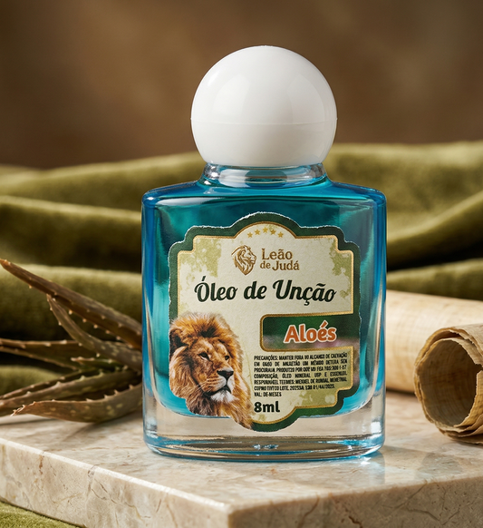 ÓLEO DE UNÇAO ALOÉS LEÃO DE JUDÁ 8ml