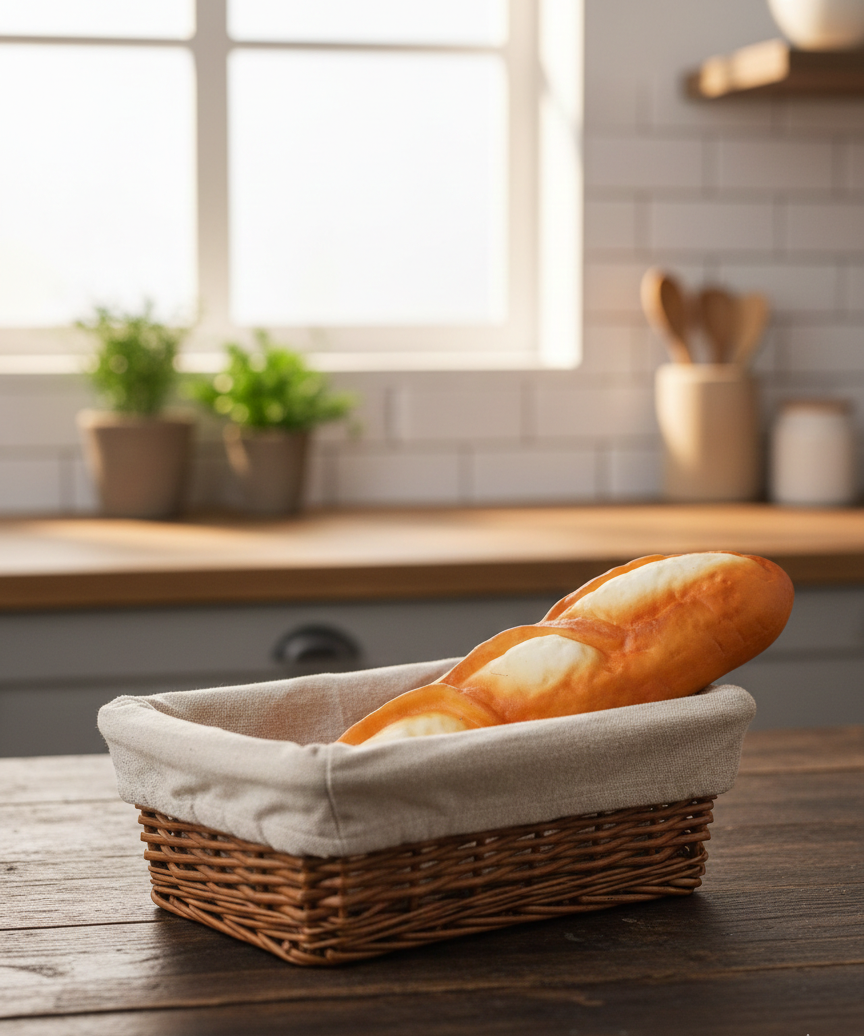 PÃO ARTIFICIAL BAGUETE RÚSTICA (20 CM)