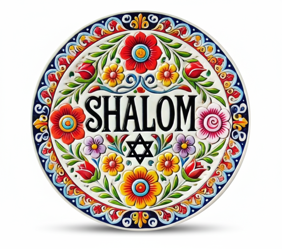 PLACA DECORATIVA SHALOM