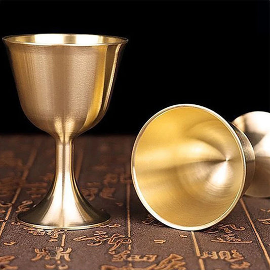 Golden Metal Supper Chalice