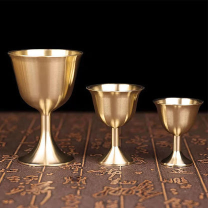 Golden Metal Supper Chalice
