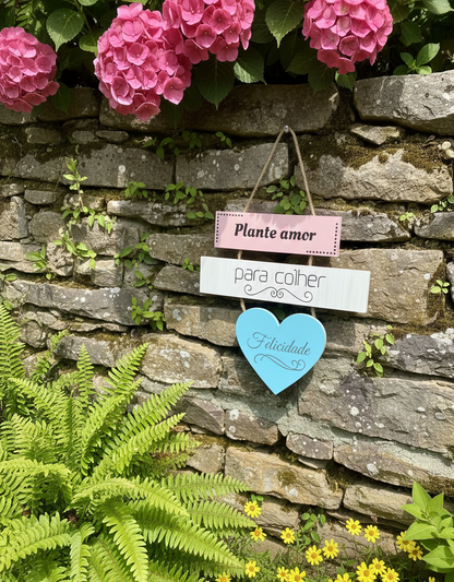 SEMEANDO AMOR : PLACA DECORATIVA "PLANTE AMOR"