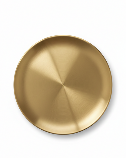 Bandeja redonda Gold 23cm