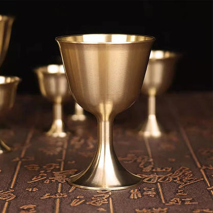 Golden Metal Supper Chalice