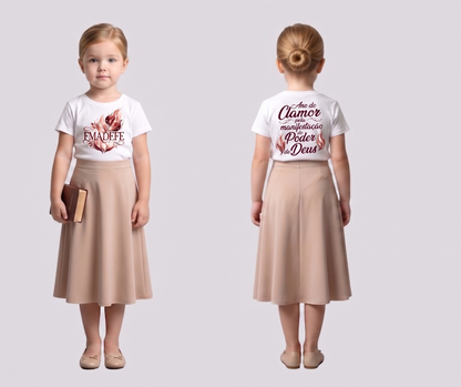 T-SHIRT E BODY OFICIAL EMADEFE 2026 – VERSÃO KIDS 1.º LOTE
