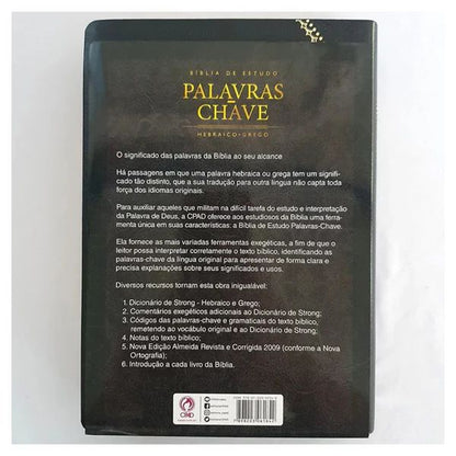 BÍBLIA DE ESTUDO PALAVRAS - CHAVE PRETA