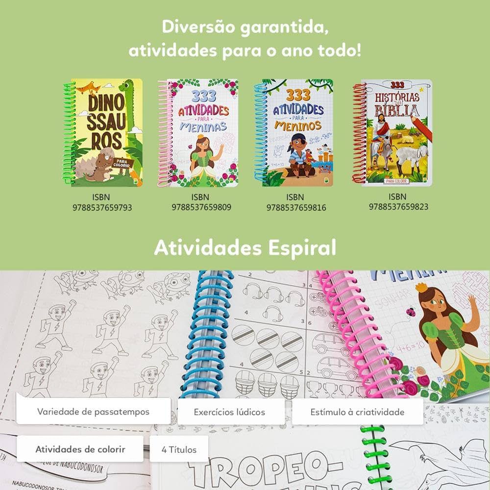 333 Histórias Da Bíblia Para Colorir
