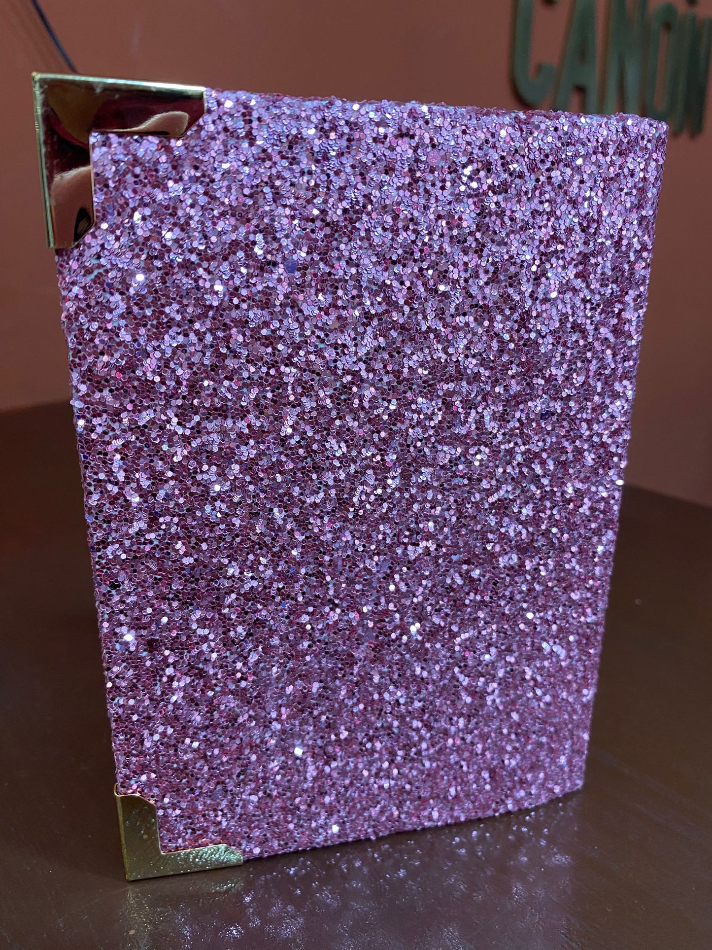 BÍBLIA ROSA ELISAMA POMBA DOURADA 16X11