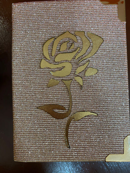 BÍBLIA JULIANNA ROSA DOURADA 16x11