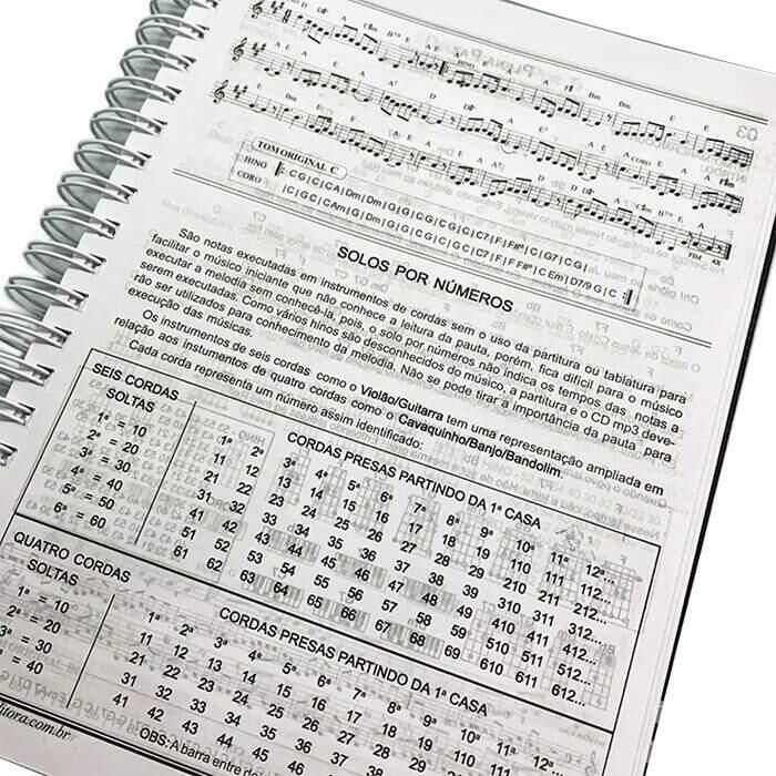 HARPA CRISTÃ COM CIFRAS LETRAS E PARTITURAS