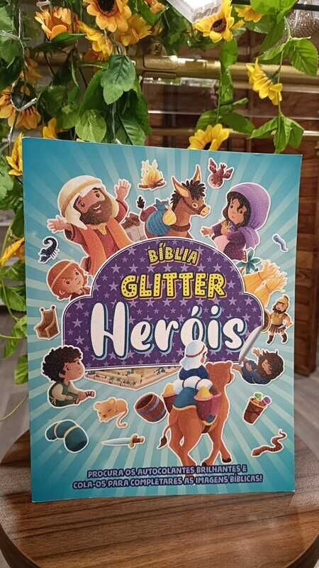 Bíblia tipo revista Glitter- Heróis